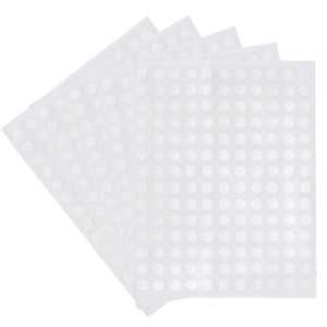 White Circle Waterproof Essential Oil Labels for Bottles & Jars ‰ÛÒ 0.5" Circle, 5 Sheets, 770 Labels