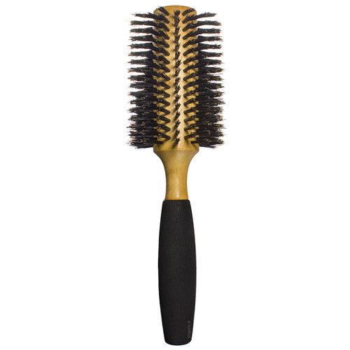 100% Wild Boar Bristle Hair Brush with Easy Grip Handle