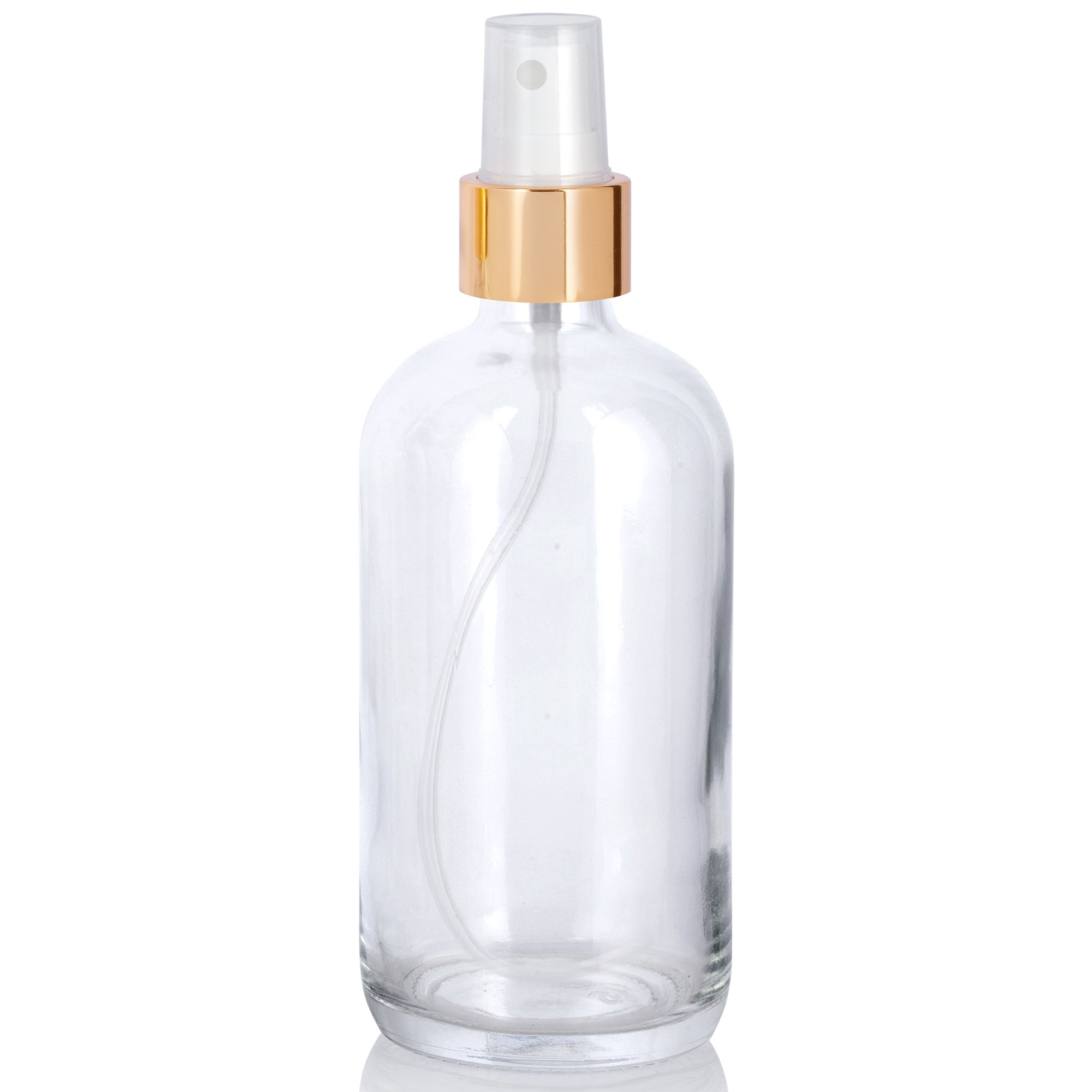4 oz Square Glass Bottle w/ Spray Pump