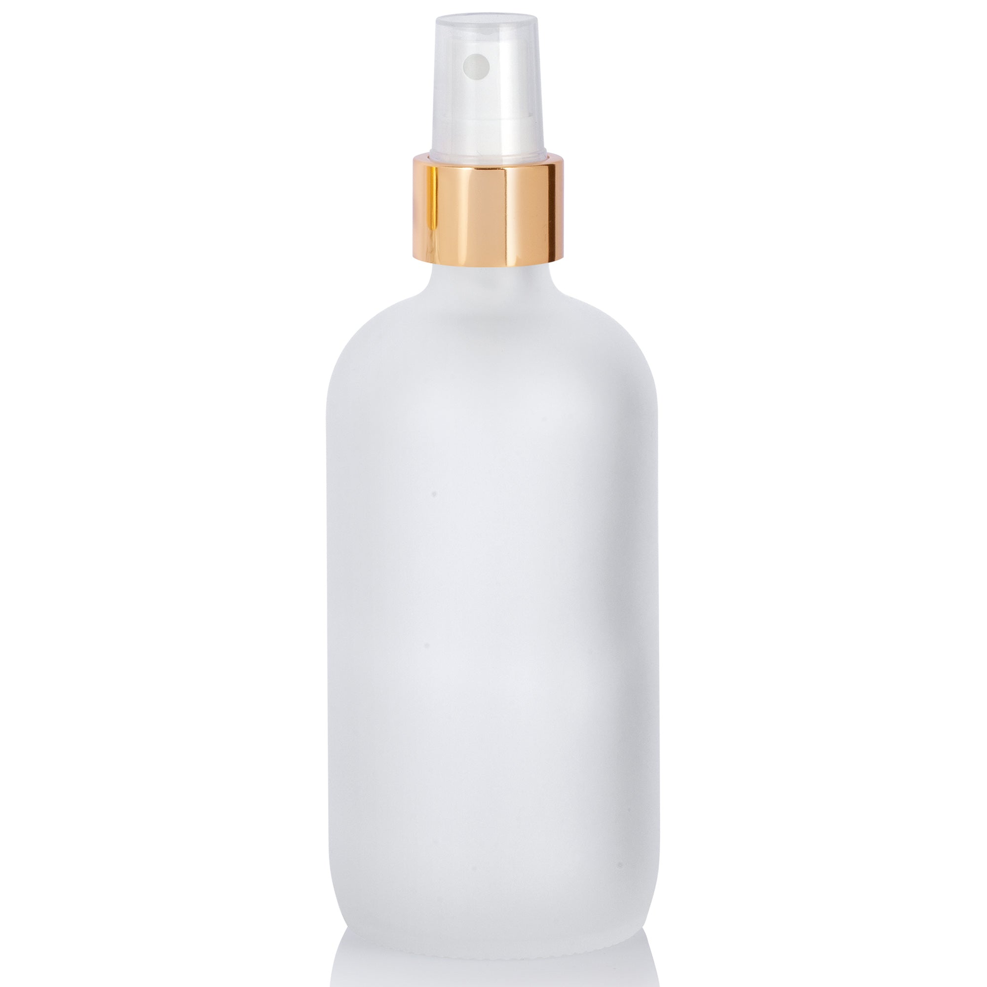 Gray Glass Long Neck Bottle w/Frosted Bottom, Large