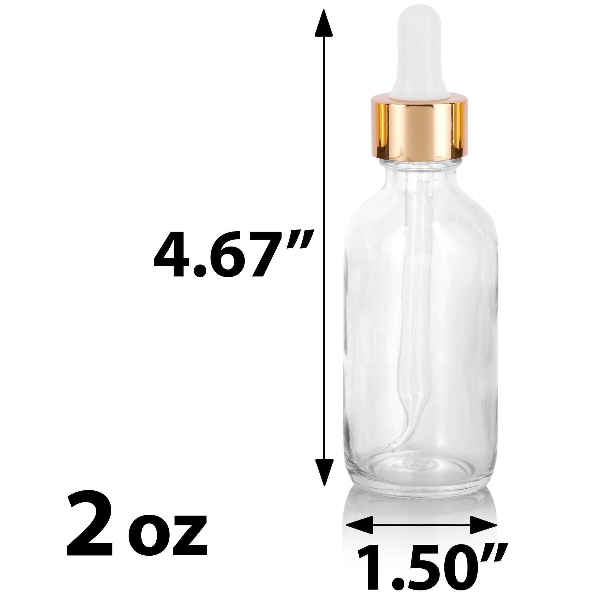 12 oz Glass Bottle w/Cap - 24 pack