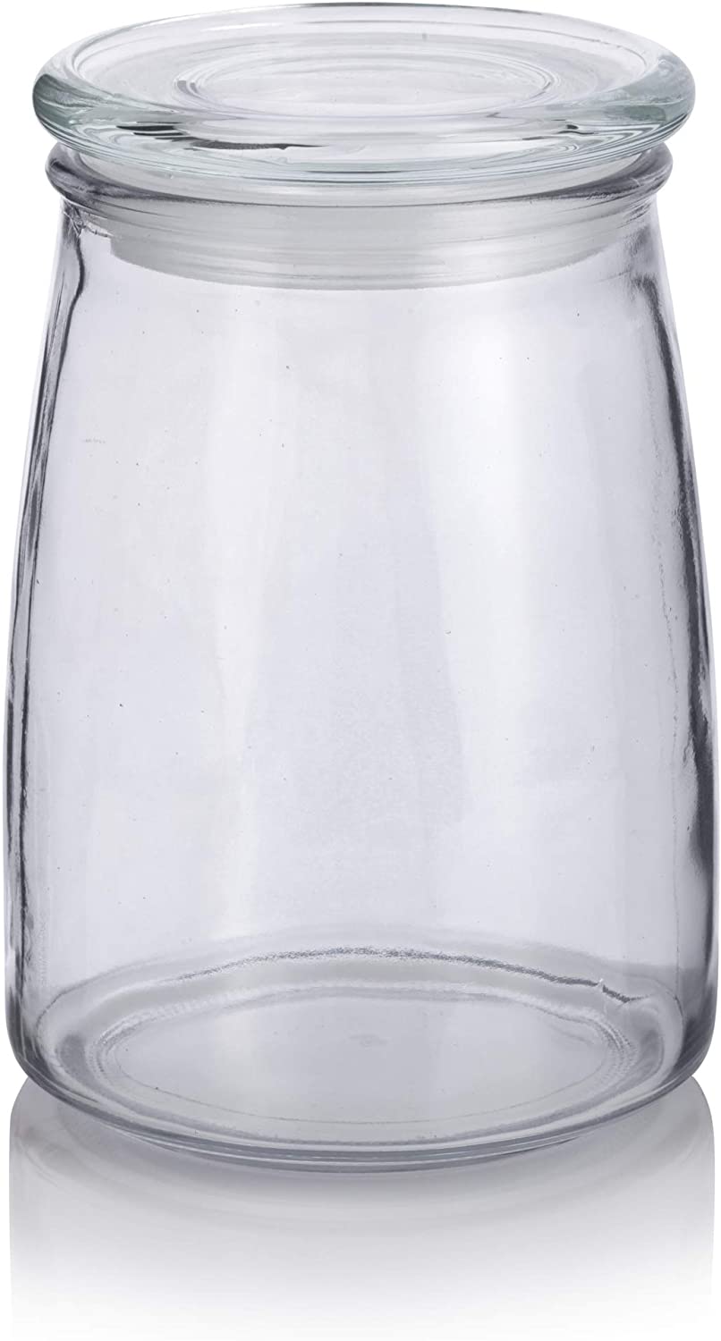 top seller transparent clear candle jars